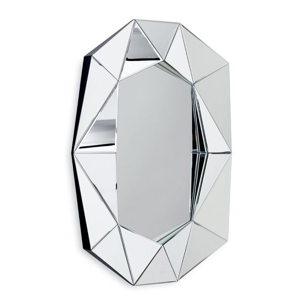 Reflections Copenhagen - Diamond Mirror - Silver - Large