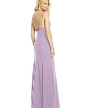 Special Order Bateau Neck Open-Back Trumpet Gown