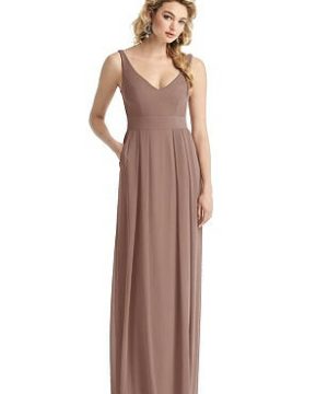 Special Order Sleeveless Pleated Skirt Maxi Dress with Pockets