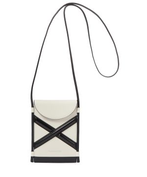 The Curve Micro crossbody leather bag