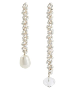 The Reunion Of The Stars pearl and sterling silver earrings