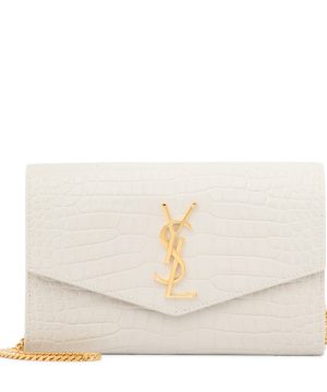 Uptown leather wallet clutch