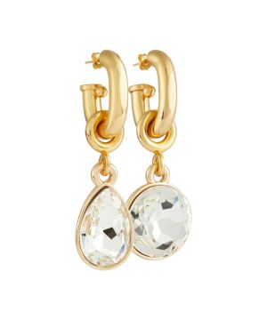 XL Link crystal earrings