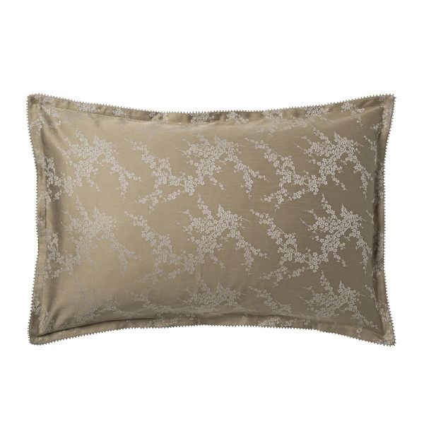 Alexandre Turpault - Octobre Organic Cotton Pillowcase - Gold/Silver - 50x75cm