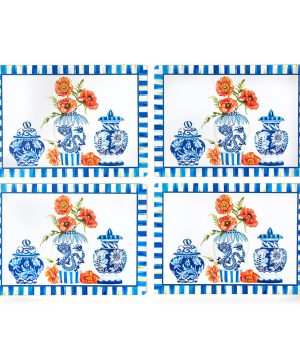 MacKenzie-Childs - Chinoiserie Placemats - Set of 4