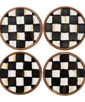 MacKenzie-Childs - Courtly Check Coasters - Set of Four