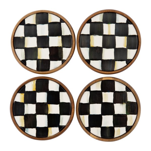 MacKenzie-Childs - Courtly Check Coasters - Set of Four