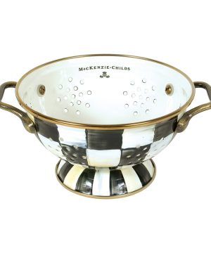 MacKenzie-Childs - Courtly Check Enamel Colander - Small