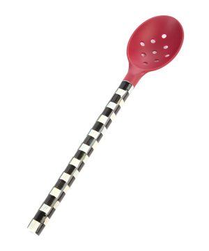 MacKenzie-Childs - Courtly Check Spoon - Red - Slotted Spoon