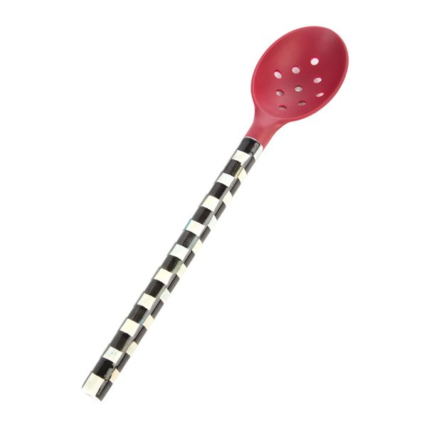 MacKenzie-Childs - Courtly Check Spoon - Red - Slotted Spoon