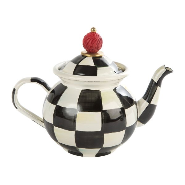 MacKenzie-Childs - Courtly Check Tea For Me Pot