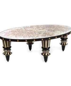 MacKenzie-Childs - Dotography Coffee Table - Black/White