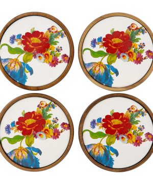 MacKenzie-Childs - Flower Market Coasters - Set of Four