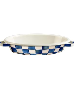 MacKenzie-Childs - Royal Check Oval Gratin - Core - Small
