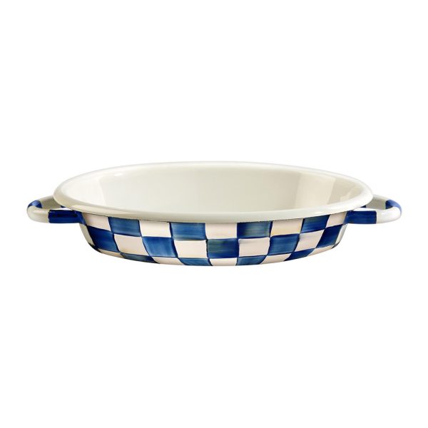 MacKenzie-Childs - Royal Check Oval Gratin - Core - Small