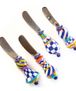 MacKenzie-Childs - Royal Jubilee Canape Knives - Set of 4