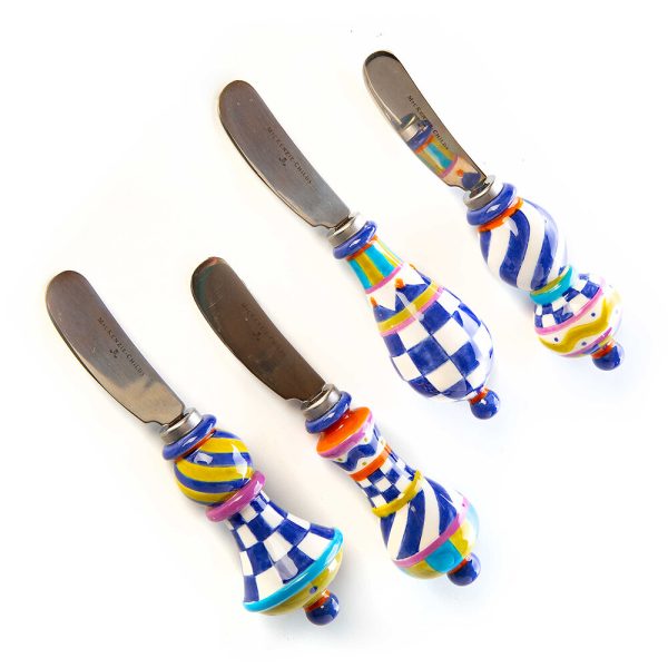 MacKenzie-Childs - Royal Jubilee Canape Knives - Set of 4