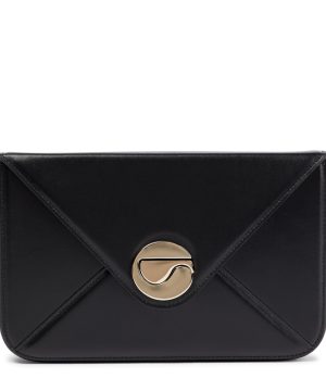 Mailbox leather clutch