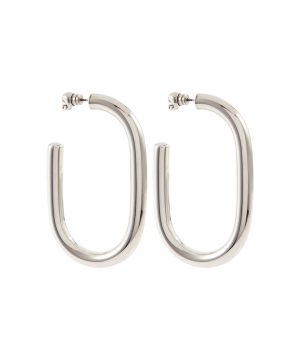 Oversized hoop earrings