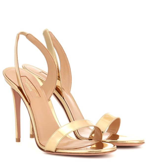 So Nude 105 patent leather sandals
