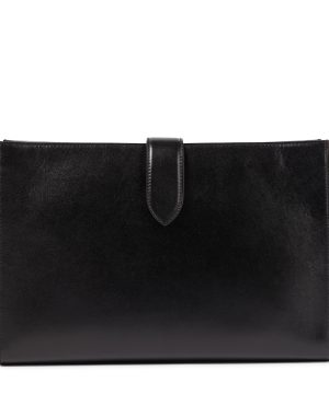 Vera leather clutch